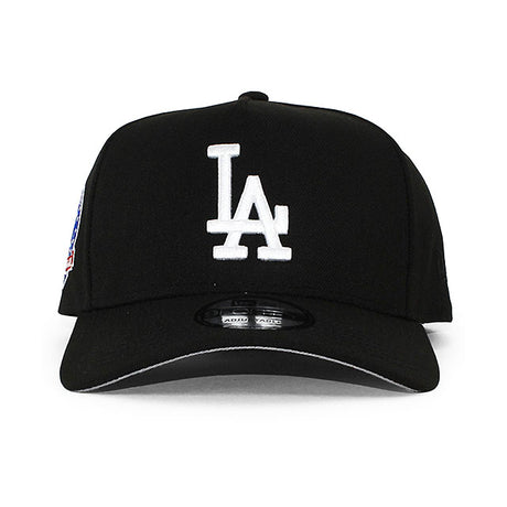ニューエラ キャップ 9FORTY ロサンゼルス ドジャース MLB 60TH ANNIVERSARY GREY BOTTOM A-FRAME SNAPBACK CAP BLACK NEW ERA LOS ANGELES DODGERS