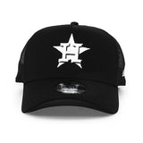 ニューエラ メッシュキャップ 9FORTY ヒューストン アストロズ MLB A-FRAME TRUCKER MESH CAP BLACK