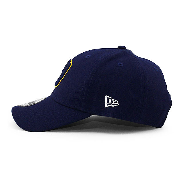 ニューエラ キャップ 9FORTY ミルウォーキー ブルワーズ MLB THE LEAGUE ALTERNATE-2 ADJUSTABLE CAP NAVY NEW ERA MILWAUKEE BREWERS