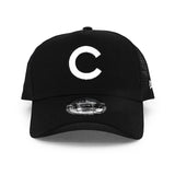 ニューエラ メッシュキャップ 9FORTY シカゴ カブス MLB A-FRAME TRUCKER MESH CAP BLACK