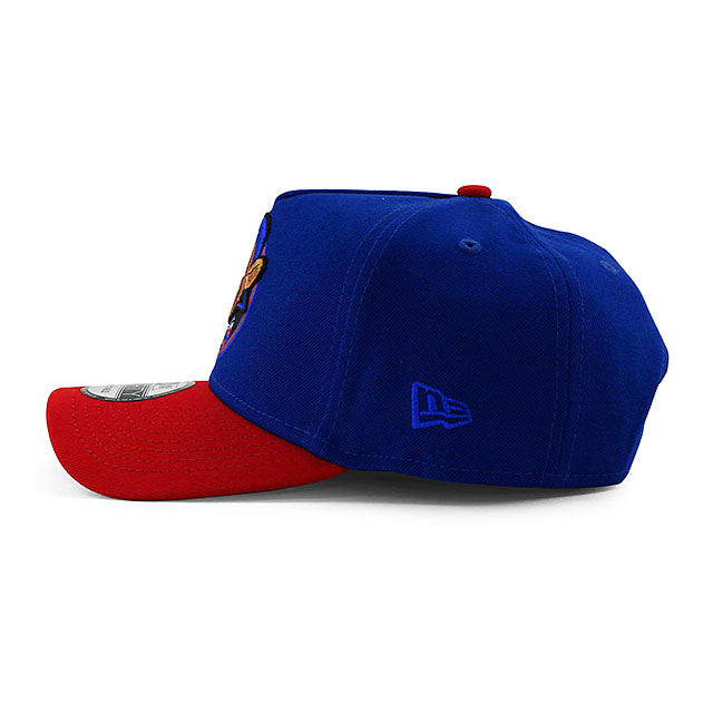 ニューエラ キャップ 9FORTY シカゴ カブス MLB CLARK LOGO GREY BOTTOM A-FRAME SNAPBACK CAP BLUE