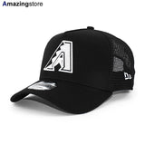 ニューエラ メッシュキャップ 9FORTY アリゾナ ダイヤモンドバックス MLB A-FRAME TRUCKER MESH CAP BLACK