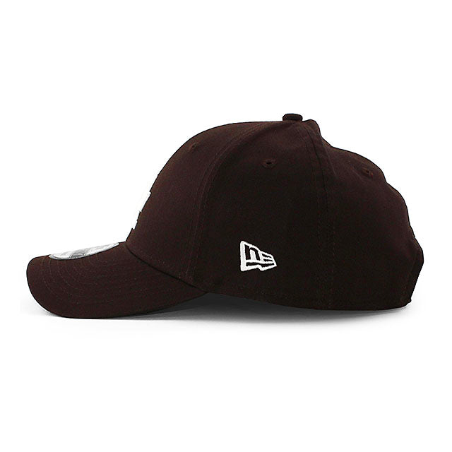 EU AU限定モデル ニューエラ キャップ 9FORTY ロサンゼルス ドジャース MLB LEAGUE ESSENTIAL STRAPBACK CAP BROWN