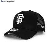ニューエラ メッシュキャップ 9FORTY サンフランシスコ ジャイアンツ MLB A-FRAME TRUCKER MESH CAP BLACK