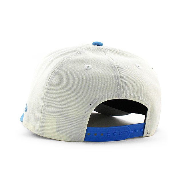 ニューエラ キャップ 9FORTY クリーブランド インディアンス MLB 10TH GREY BOTTOM A-FRAME SNAPBACK CAP CREAM