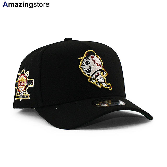 ニューエラ キャップ 9FORTY ニューヨーク メッツ MLB 25TH ANNIVERSARY KELLY BOTTOM A-FRAME SNAPBACK CAP BLACK