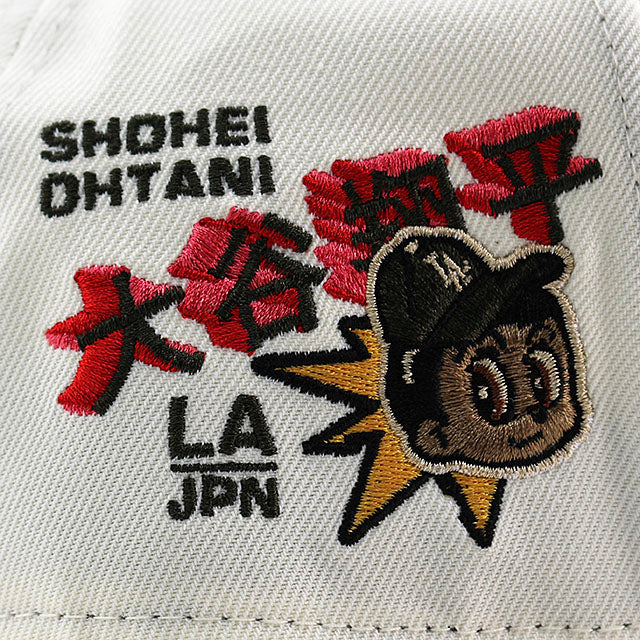 ニューエラ キャップ 9FORTY ロサンゼルス ドジャース MLB OHTANI SHOHEI GREY BOTTOM A-FRAME SNAPBACK CAP CREAM