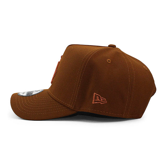 ニューエラ キャップ 9FORTY ロサンゼルス ドジャース MLB LA GRAN FIESTA GREEN BOTTOM A-FRAME SNAPBACK CAP BROWN