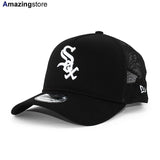 ニューエラ メッシュキャップ 9FORTY シカゴ ホワイトソックス MLB A-FRAME TRUCKER MESH CAP BLACK