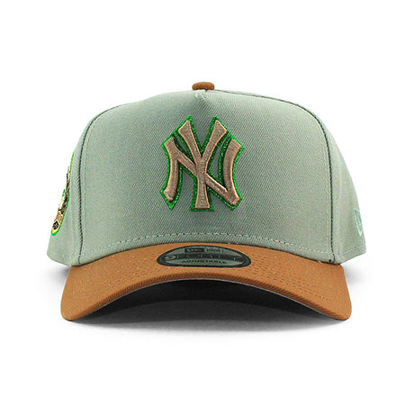 ニューエラ キャップ 9FORTY ニューヨーク ヤンキース MLB 1923 WORLD SERIES GREY BOTTOM A-FRAME SNAPBACK CAP EVER GREEN TAN NEW ERA NEW YORK YANKEES