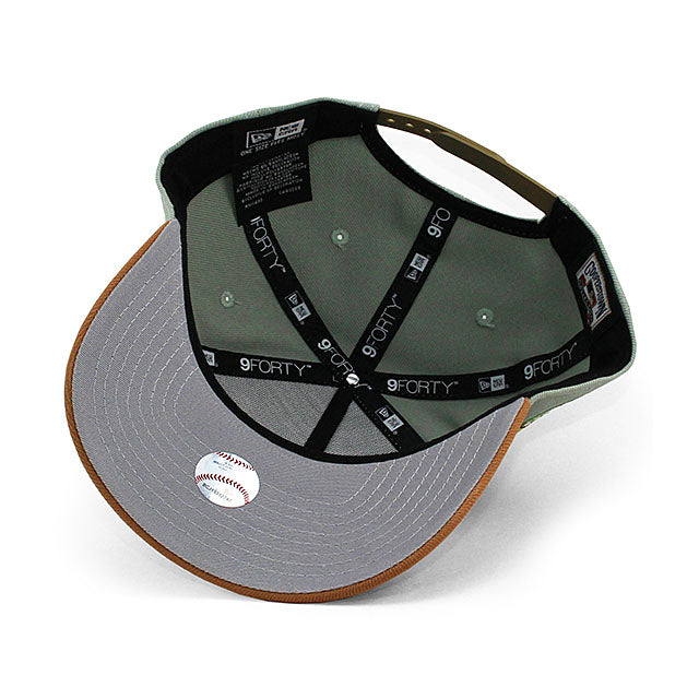 ニューエラ キャップ 9FORTY ニューヨーク ヤンキース MLB 1923 WORLD SERIES GREY BOTTOM A-FRAME SNAPBACK CAP EVER GREEN