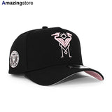 ニューエラ キャップ 9FORTY インテル マイアミ MLS PINK BOTTOM A-FRAME SNAPBACK CAP BLACK