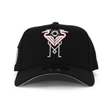 ニューエラ キャップ 9FORTY インテル マイアミ MLS PINK BOTTOM A-FRAME SNAPBACK CAP BLACK