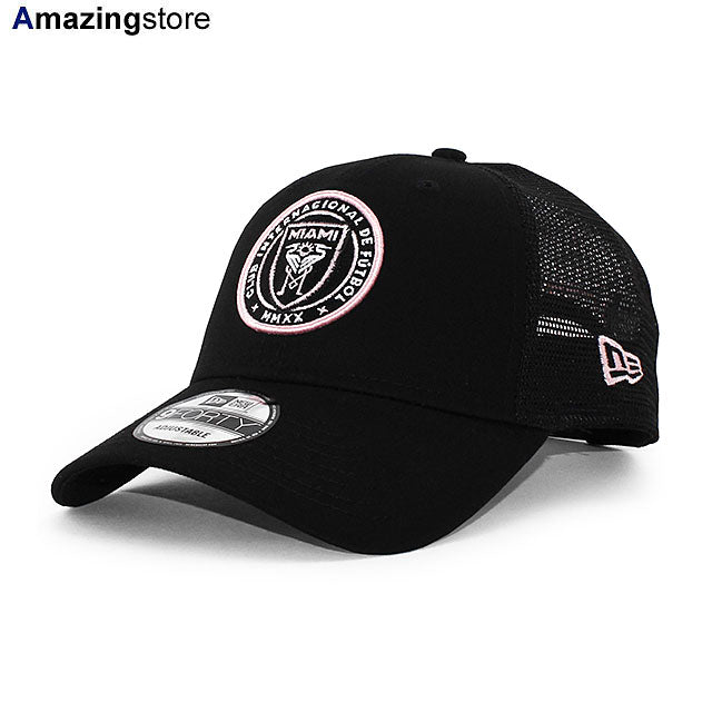 ニューエラ メッシュキャップ 9FORTY インテル マイアミ MLS TRUCKER MESH CAP BLACK