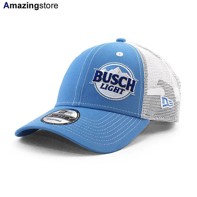 ニューエラ メッシュキャップ 9FORTY ナスカー ロス チャステイン BUSCH LIGHT MESH CAP BLUE