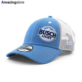 ニューエラ メッシュキャップ 9FORTY ナスカー ロス チャステイン BUSCH LIGHT MESH CAP BLUE