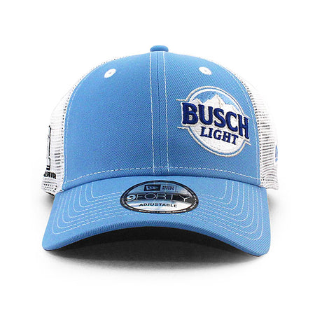 ニューエラ メッシュキャップ 9FORTY ナスカー ロス チャステイン BUSCH LIGHT MESH CAP BLUE