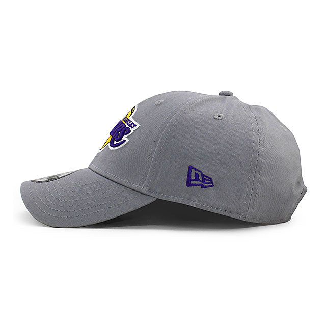 ニューエラ キャップ 9FORTY ストラップバック ロサンゼルス レイカーズ 17x NBA CHAMPIONS STRAPBACK CAP GREY NEW ERA LOS ANGELES LAKERS