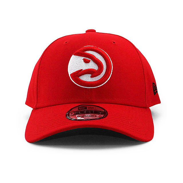 ニューエラ キャップ 9FORTY アトランタ ホークス NBA THE LEAGUE ADJUSTABLE CAP RED