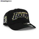 ニューエラ キャップ 9FORTY ロサンゼルス レイカーズ 17x NBA CHAMPS GREEN BOTTOM A-FRAME SNAPBACK CAP BLACK