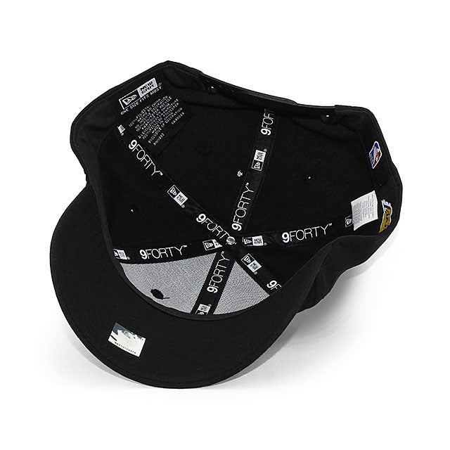 EU AU限定 ニューエラ キャップ 9FORTY ロサンゼルス レイカーズ NBA REPREVE SNAPBACK CAP BLACK