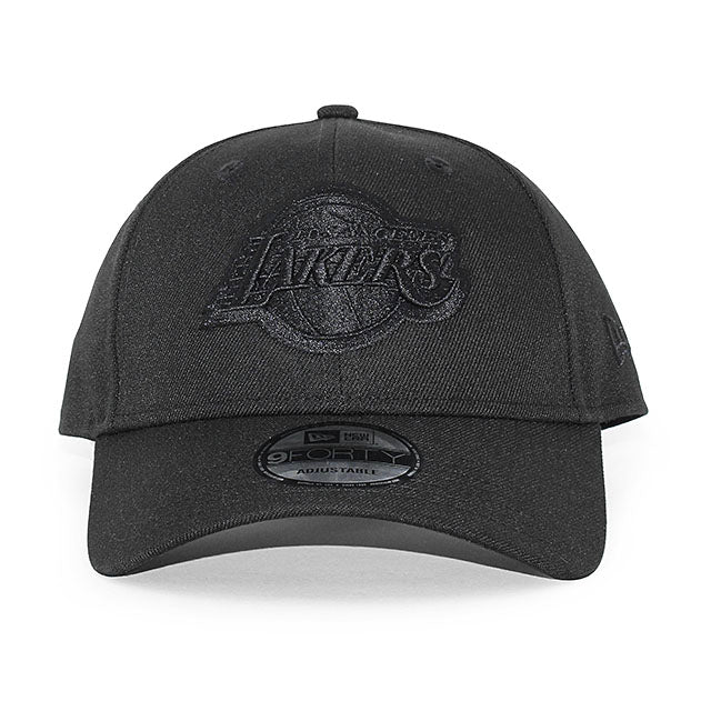 EU AU限定モデル ニューエラ キャップ 9FORTY ロサンゼルス レイカーズ NBA SNAPBACK CAP BLACKOUT NEW ERA LOS ANGELES LAKERS