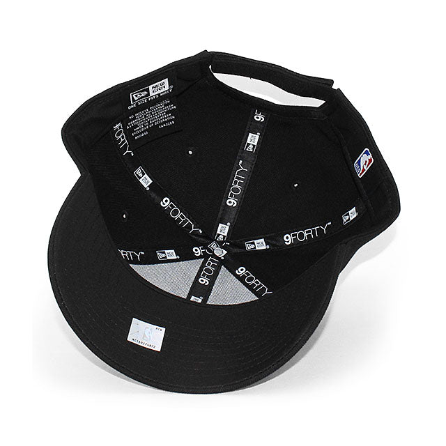 ニューエラ キャップ 9FORTY ブルックリン ネッツ NBA THE LEAGUE ADJUSTABLE CAP BLACK