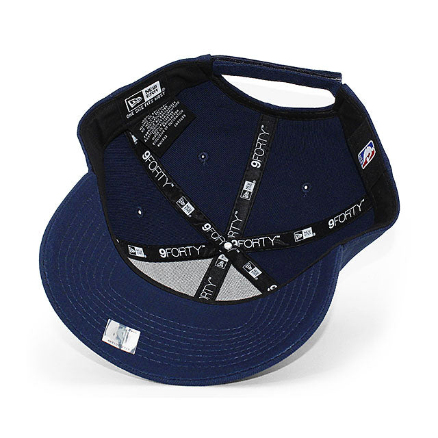 ニューエラ キャップ 9FORTY ニューオリンズ ペリカンズ NBA THE LEAGUE ADJUSTABLE CAP NAVY