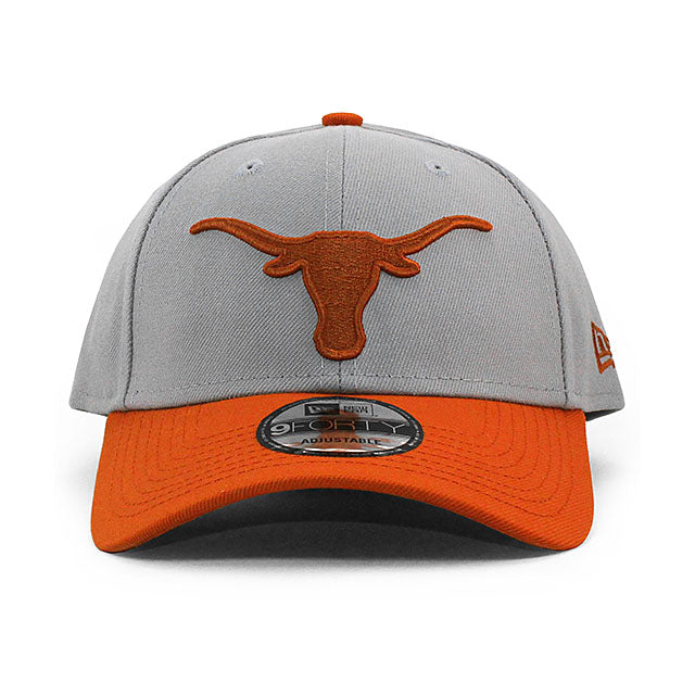 ニューエラ キャップ 9FORTY テキサス ロングホーンズ NCAA THE LEAGUE ADJUSTABLE CAP GREY NEW ERA TEXAS LONGHORNS