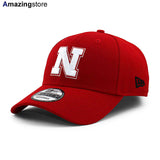 ニューエラ キャップ 9FORTY ネブラスカ コーンハスカーズ NCAA THE LEAGUE ADJUSTABLE CAP RED