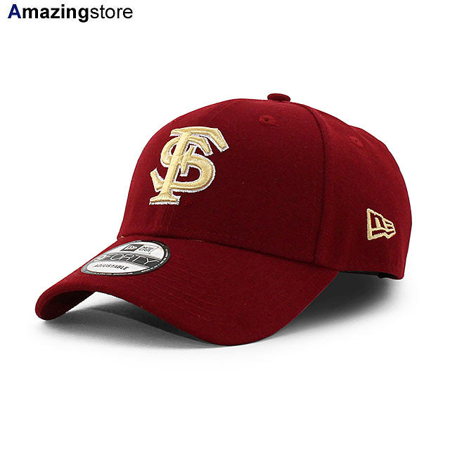 ニューエラ キャップ 9FORTY フロリダステイト セミノールズ NCAA THE LEAGUE ADJUSTABLE CAP MAROON