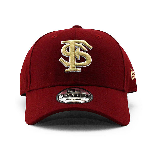 ニューエラ キャップ 9FORTY フロリダステイト セミノールズ NCAA THE LEAGUE ADJUSTABLE CAP MAROON