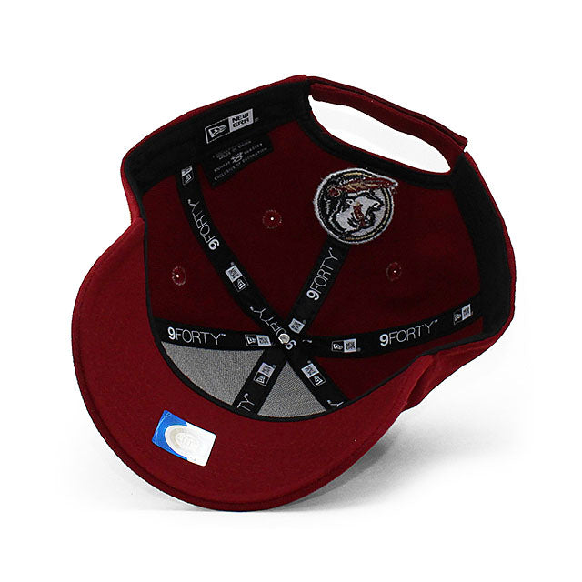 ニューエラ キャップ 9FORTY フロリダステイト セミノールズ NCAA THE LEAGUE ADJUSTABLE CAP MAROON