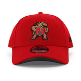 ニューエラ キャップ 9FORTY メリーランド テラピンズ NCAA THE LEAGUE ADJUSTABLE CAP RED