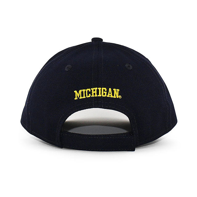 ニューエラ キャップ 9FORTY ミシガン ウォルバリンズ NCAA THE LEAGUE ADJUSTABLE CAP NAVY NEW ERA MICHIGAN WOLVERINES