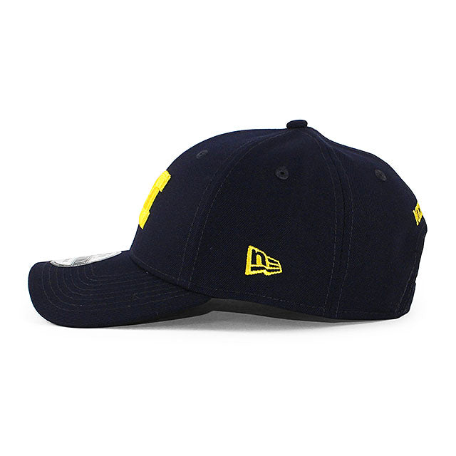 ニューエラ キャップ 9FORTY ミシガン ウォルバリンズ NCAA THE LEAGUE ADJUSTABLE CAP NAVY