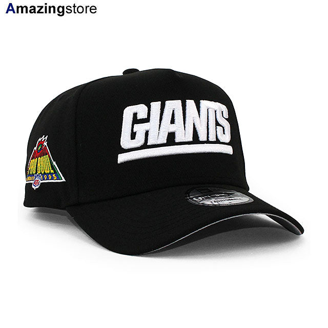 ニューエラ キャップ 9FORTY ニューヨーク ジャイアンツ NFL 1995 PRO BOWL GREY BOTTOM A-FRAME SNAPBACK CAP BLACK