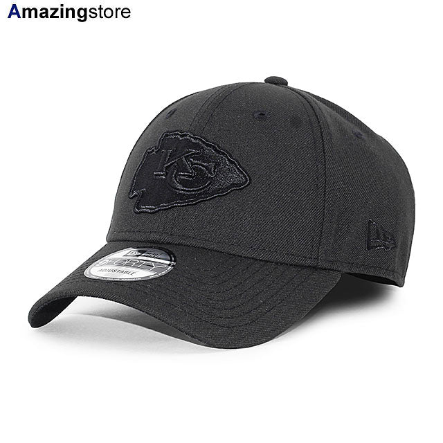 EU AU限定モデル ニューエラ キャップ 9FORTY カンザスシティ チーフス NFL SNAPBACK CAP BLACKOUT