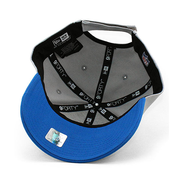 ニューエラ キャップ 9FORTY デトロイト ライオンズ NFL THE LEAGUE ADJUSTABLE CAP GREY