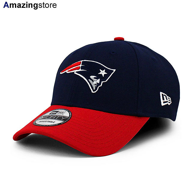 ニューエラ キャップ 9FORTY ニューイングランド ペイトリオッツ NFL THE LEAGUE ADJUSTABLE CAP NAVY RED