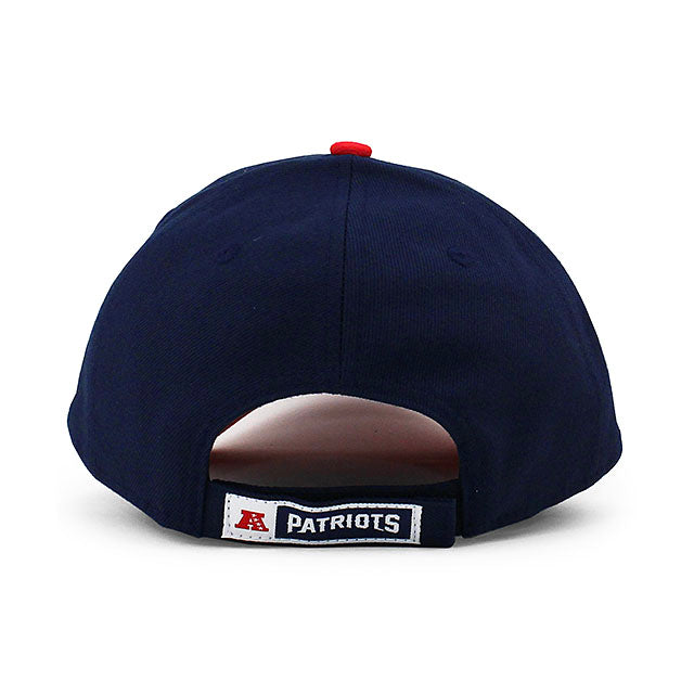 ニューエラ キャップ 9FORTY ニューイングランド ペイトリオッツ NFL THE LEAGUE ADJUSTABLE CAP NAVY RED