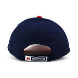 ニューエラ キャップ 9FORTY ニューイングランド ペイトリオッツ NFL THE LEAGUE ADJUSTABLE CAP NAVY RED