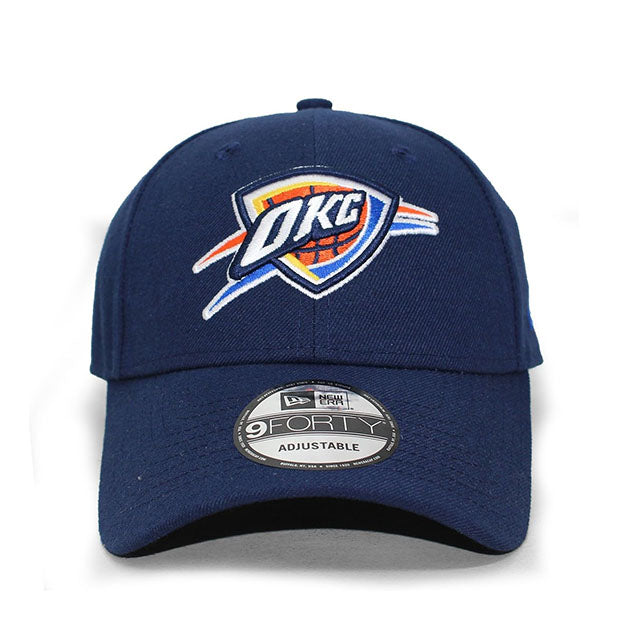 ニューエラ キャップ 9FORTY オクラホマシティ サンダー NBA THE LEAGUE ADJUSTABLE CAP NAVY NEW ERA  OKLAHOMA CITY THUNDER