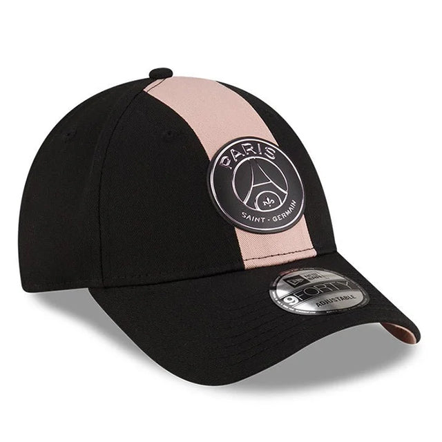 ニューエラ キャップ 9FORTY ストラップバック パリ サンジェルマン FC PSG CONTRAST PANEL STRAPBACK CAP BLACK
