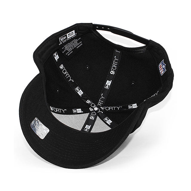 EU AU限定モデル ニューエラ キャップ 9FORTY グリーンベイ パッカーズ NFL SNAPBACK CAP BLACKOUT