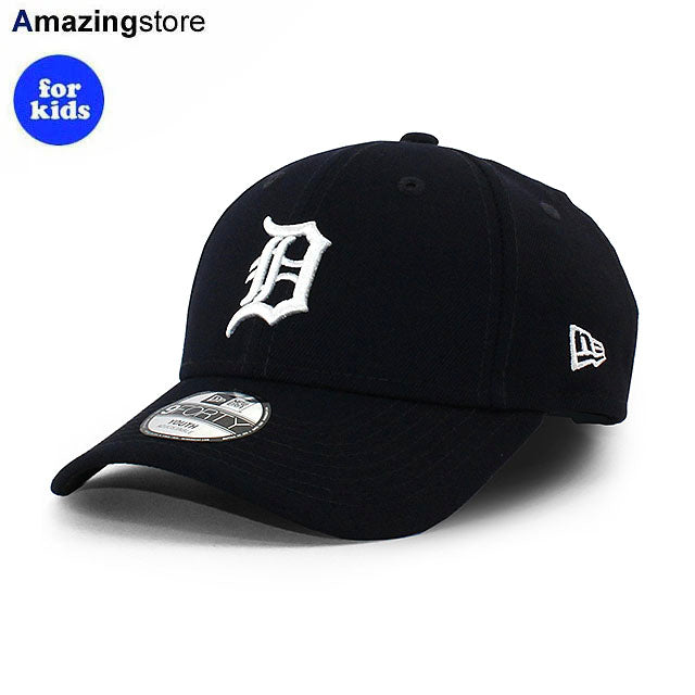 子供用 ニューエラ キャップ 9FORTY デトロイト タイガース YOUTH MLB THE LEAGUE ADJUSTABLE CAP NAVY