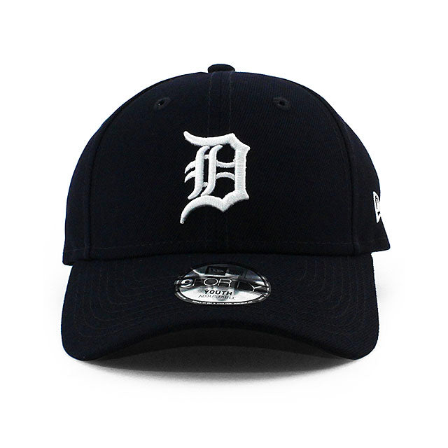 子供用 ニューエラ キャップ 9FORTY デトロイト タイガース YOUTH MLB THE LEAGUE ADJUSTABLE CAP NAVY