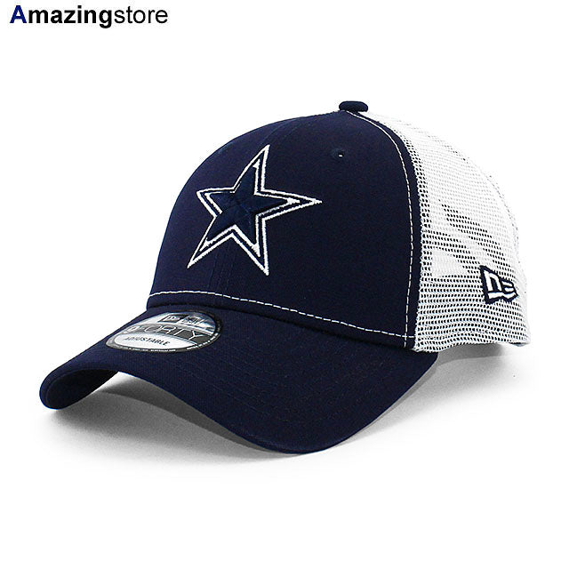 ニューエラ メッシュキャップ 9FORTY ダラス カウボーイズ NFL BASIC TRUCKER MESH CAP NAVY