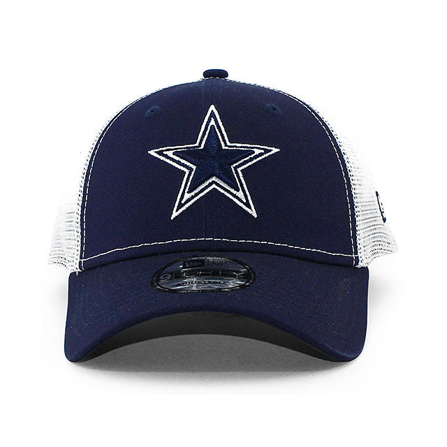 ニューエラ メッシュキャップ 9FORTY ダラス カウボーイズ NFL BASIC TRUCKER MESH CAP NAVY