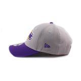 子供用 ニューエラ キャップ 9FORTY ロサンゼルス レイカーズ YOUTH MLB THE LEAGUE ADJUSTABLE CAP GREY PURPLE